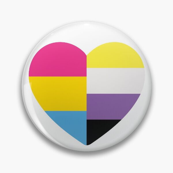 Item preview, Nonbinary Pansexual Heart designed and sold by dlpalmer.