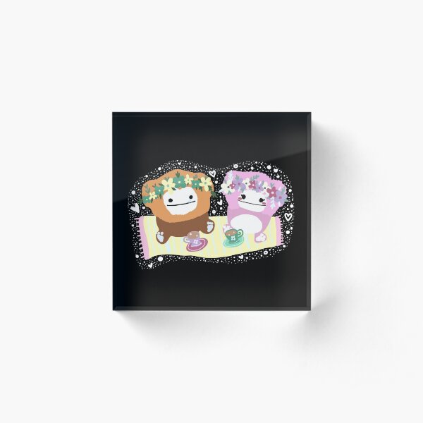bigfoot tea party Acrylic Block