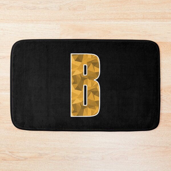 Item preview, Letter B, Monogram Letter Art of Yellow Triangle Pattern designed and sold by dylanxh.