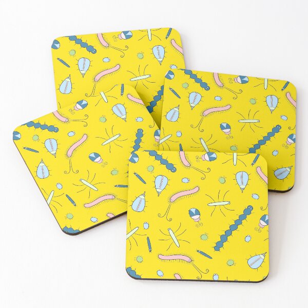 Item preview, Cute Insects on Yellow designed and sold by fogoosherie.