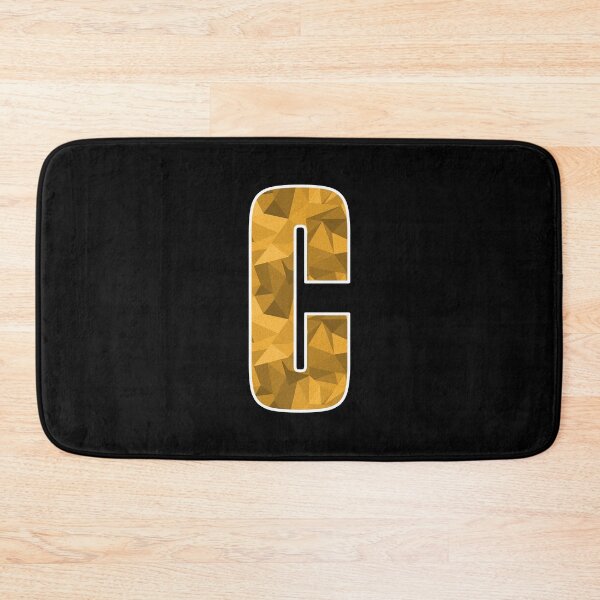 Item preview, Letter C, Monogram Letter Art of Yellow Triangle Pattern designed and sold by dylanxh.