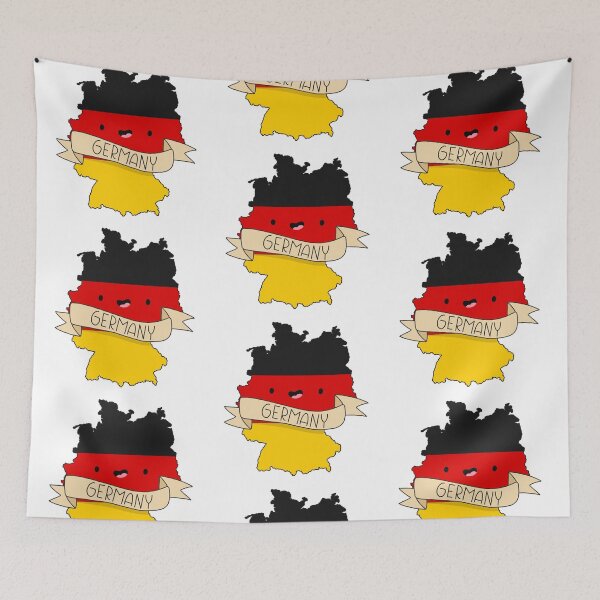 Item preview, Germany Flag Map designed and sold by SofiaSava01.