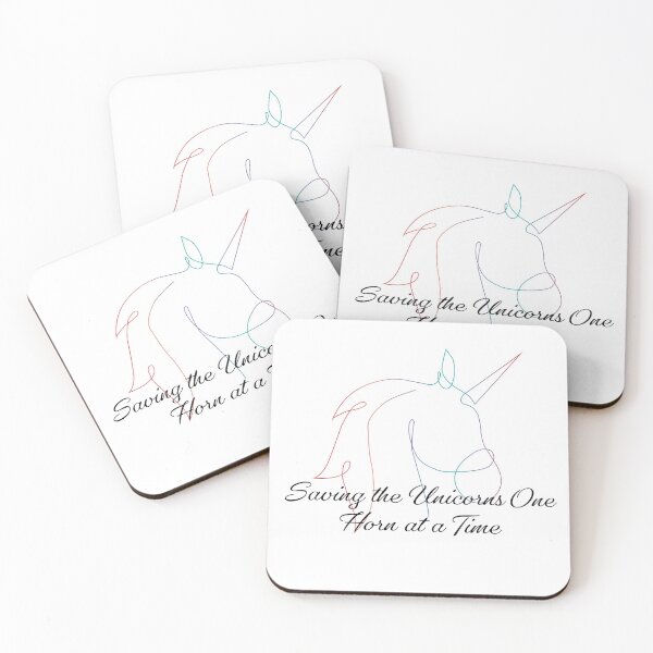 Item preview, Saving the Unicorns One Horn at a Time designed and sold by CrazyNerdAlert.