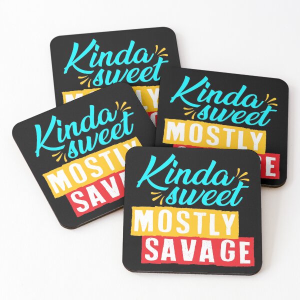 Item preview, Kinda sweet mostly savage designed and sold by designprotocol.