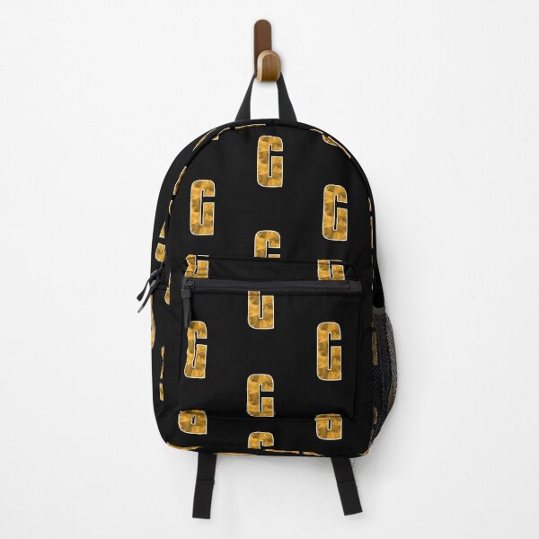 Item preview, Letter G, Monogram Letter Art of Yellow Triangle Pattern designed and sold by dylanxh.