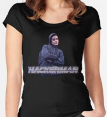 HACKERMAN -Mr Robot Women's Fitted Scoop T-Shirt