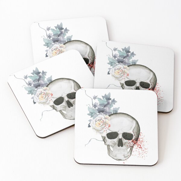 Item preview, flower skull  designed and sold by TaveryMoss.