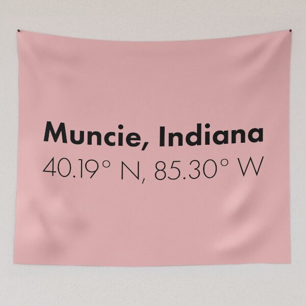 Item preview, Muncie, Indiana Coordinates designed and sold by Milli Co Studio.