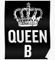 Queen B (White) Poster