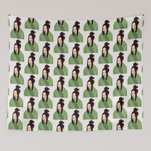 Item preview, Japanese Geisha  - Green Kimono designed and sold by Anne-Maree Hunter.