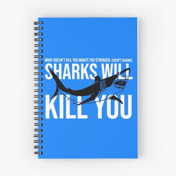 Item preview, What Doesn't Kill You Makes You Stronger Except Sharks elasmobranch fish, Batoidea, Funny Shark designed and sold by DonmedPro1.