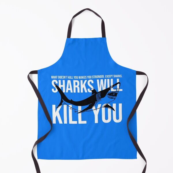 Item preview, What Doesn't Kill You Makes You Stronger Except Sharks elasmobranch fish, Batoidea, Funny Shark designed and sold by DonmedPro1.