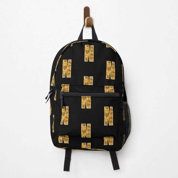 Item preview, Letter N, Monogram Letter Art of Yellow Triangle Pattern designed and sold by dylanxh.