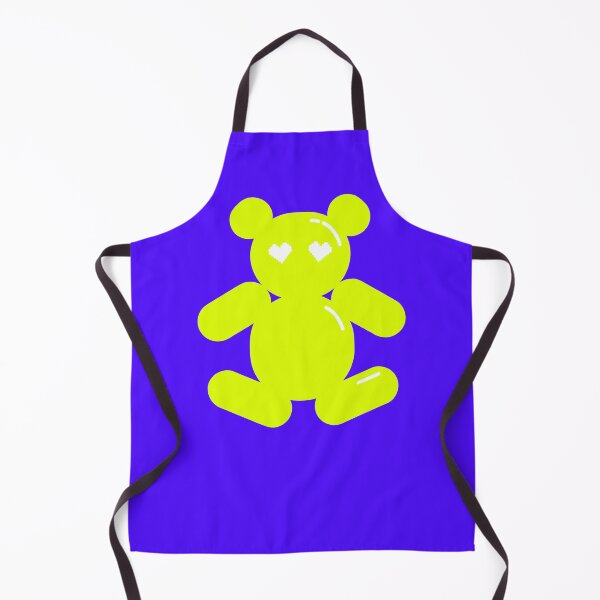 Item preview, HAPPY HEARTS POP ART BALLOON BEAR IN CHARTREUSE designed and sold by WokeWords.