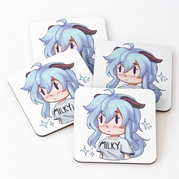 Item preview, Ganyu Milky Genshin impact designed and sold by Lucky-Arts.