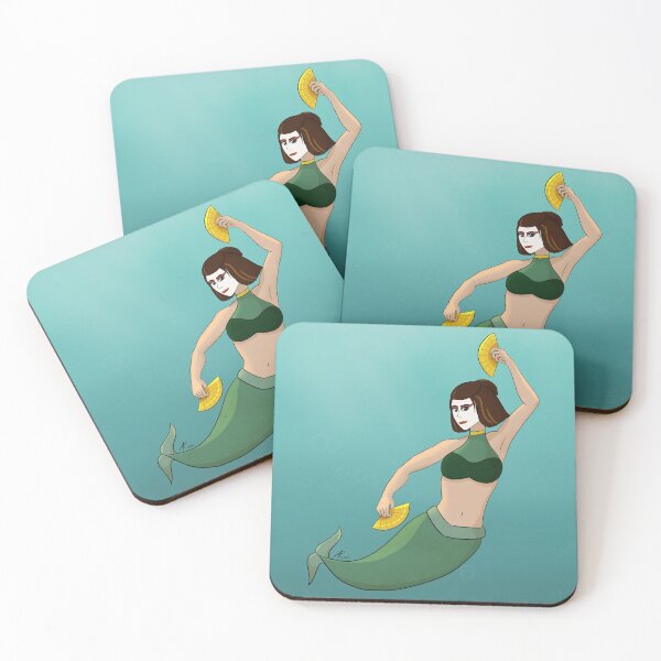 Item preview, Suki Mermaid w/ Make Up + Background designed and sold by Art-by-AbbyRodz.