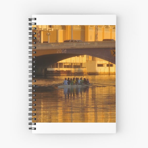 Item preview, Rowing under the bridge designed and sold by David Lee Thompson.