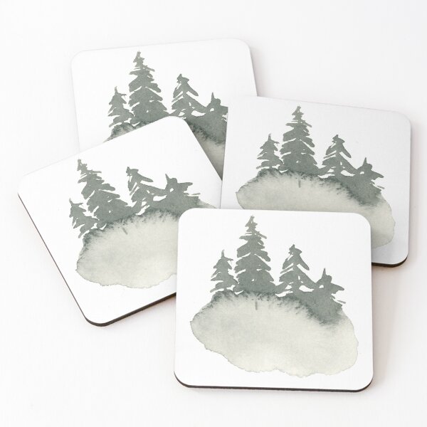 Aperçu de l'œuvre aquarelle de la forêt créée et vendue par TaveryMoss.