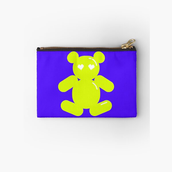 Item preview, HAPPY HEARTS POP ART BALLOON BEAR IN CHARTREUSE designed and sold by WokeWords.