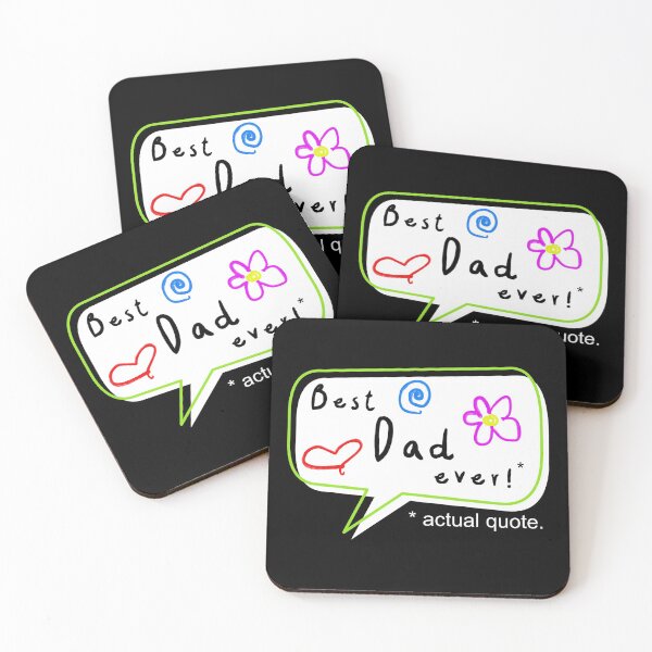 Item preview, Best Dad Ever *actual quote designed and sold by Da-Family-Biz.