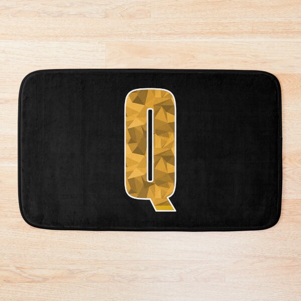 Item preview, Letter Q, Monogram Letter Art of Yellow Triangle Pattern designed and sold by dylanxh.