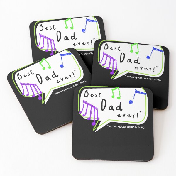 Item preview, Best Dad Ever *actual quote - music notes designed and sold by Da-Family-Biz.
