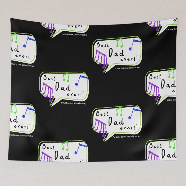 Item preview, Best Dad Ever *actual quote - music notes designed and sold by Da-Family-Biz.