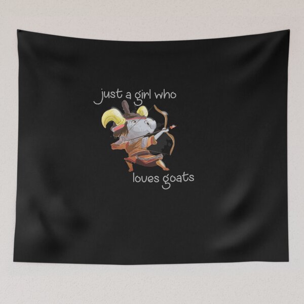 Item preview, Just A Girl Who Loves Goats designed and sold by HeroProd.