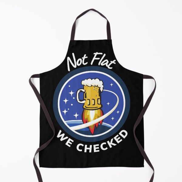 Item preview, Not Flat We Checked - Space Humor Quote designed and sold by shoppnow1.