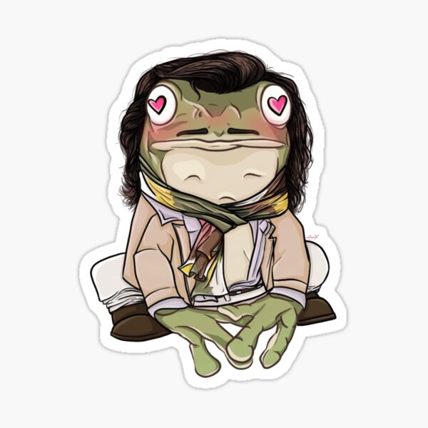 Vista previa del artículo con la obra «Toby Frog», diseñado y vendido por AnaArchived.
