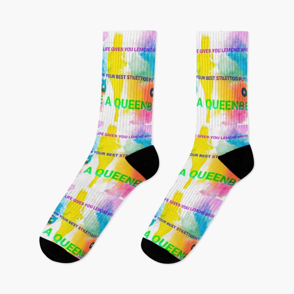 Item preview, Tiedye When Life Gives You Lemons Put On Your Best Stilettos and Be A Queen designed and sold by ClosLineDesigns.
