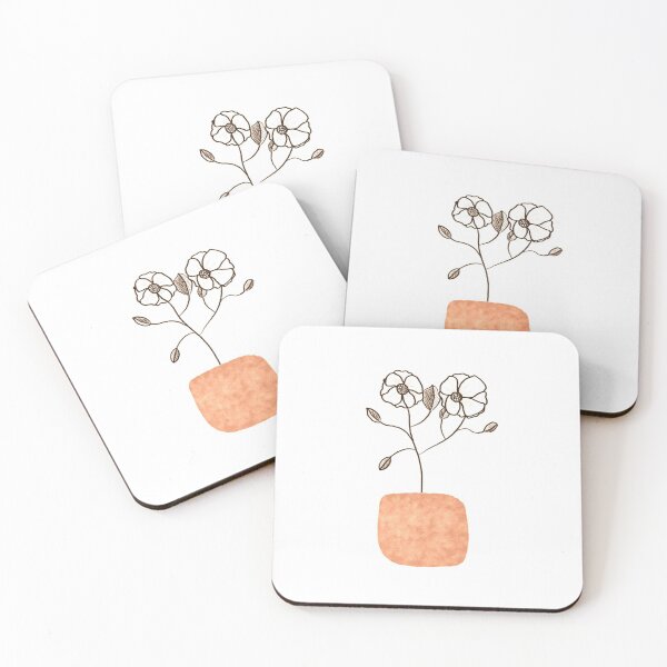 Item preview, Plotted flower boho watercolor designed and sold by AP Designs.