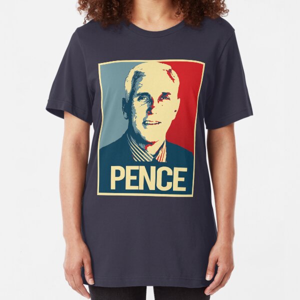 Mike Pence Poster Slim Fit T-Shirt