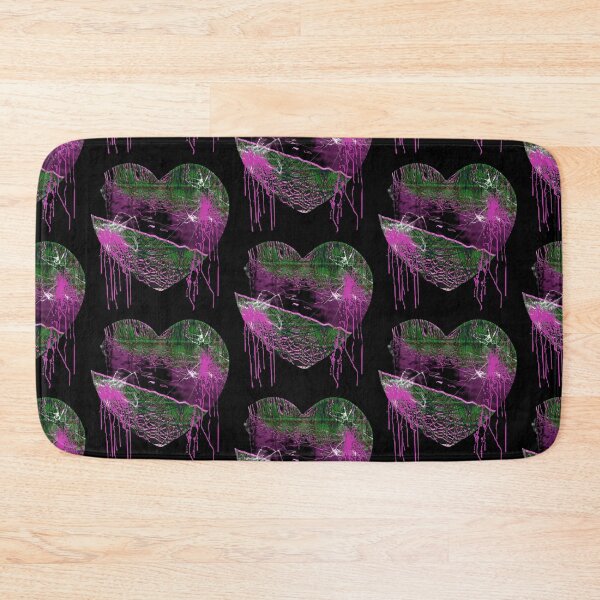 Item preview, pop it fidget emo heart shape green and pink toxic designed and sold by PashaGontier.