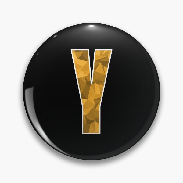 Item preview, Letter Y, Monogram Letter Art of Yellow Triangle Pattern designed and sold by dylanxh.