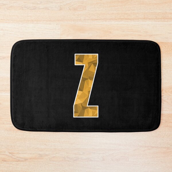 Item preview, Letter Z, Monogram Letter Art of Yellow Triangle Pattern designed and sold by dylanxh.