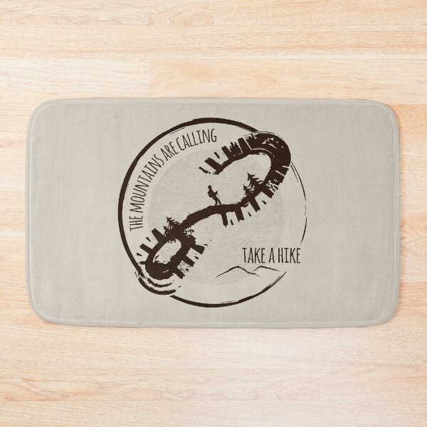 Item preview, The Mountains Are Calling Hiking - Brown 01 designed and sold by serenaking.