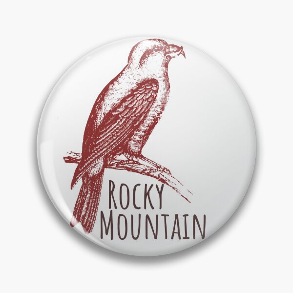 Item preview, Rocky Mountain Red Crossbill bird logo designed and sold by TheWaterBirds.