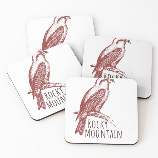 Item preview, Rocky Mountain Red Crossbill bird logo designed and sold by TheWaterBirds.