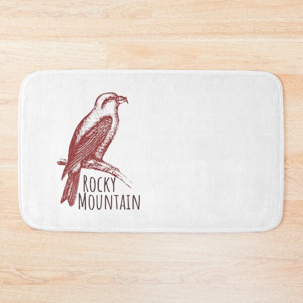 Item preview, Rocky Mountain Red Crossbill bird logo designed and sold by TheWaterBirds.