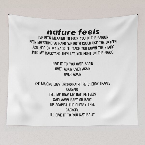 Item preview, Nature Feels - Frank Ocean designed and sold by claywalkr.