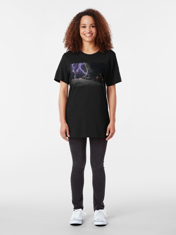 cat with lightning shirt