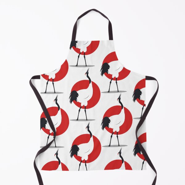 Aperçu de l'œuvre Red crowned crane pattern créée et vendue par Pasan-hpmm.