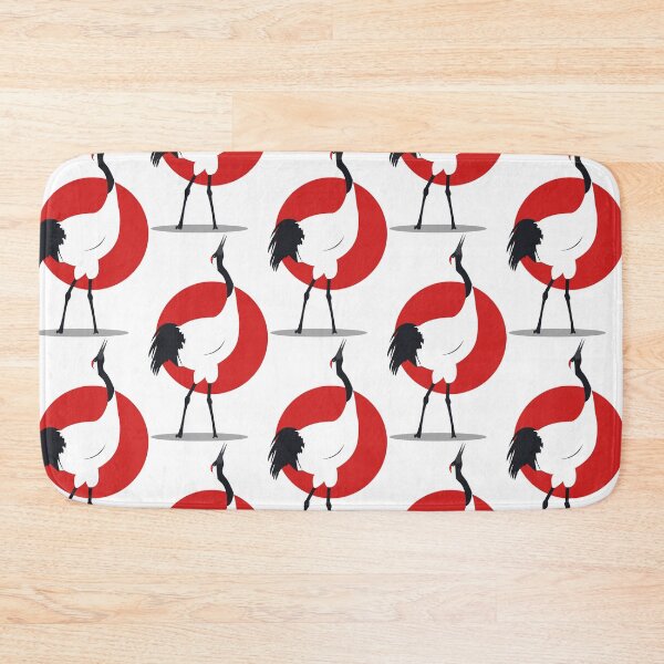 Aperçu de l'œuvre Red crowned crane pattern créée et vendue par Pasan-hpmm.