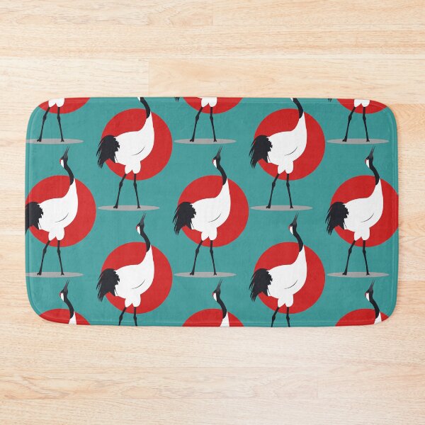 Aperçu de l'œuvre Red crowned crane pattern créée et vendue par Pasan-hpmm.