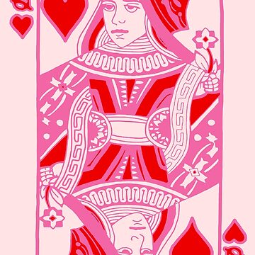 Artwork thumbnail, Queen of Hearts in Pink by heidi-laurel