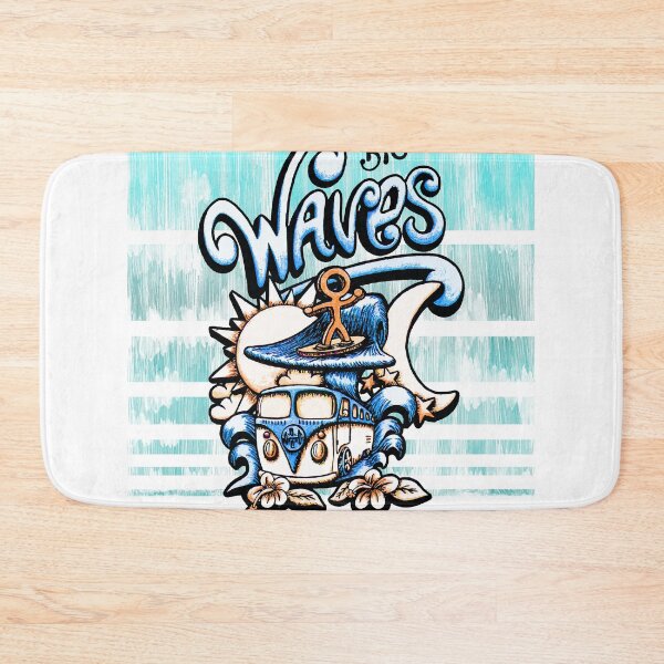 Item preview, Big Waves Surf Life Style Illustration Graffiti  designed and sold by Horizon Illustration Motor Company.