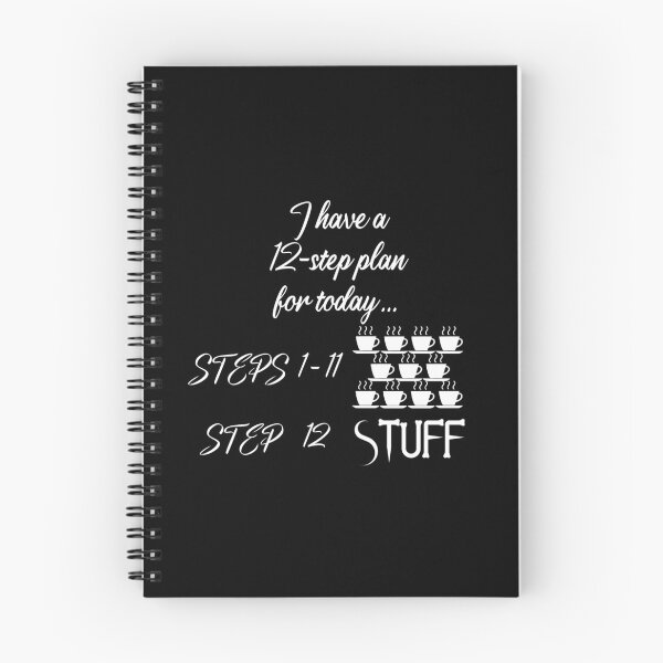 Item preview, Coffee 12 Step Plan - coffee addict meme designed and sold by Kashear.