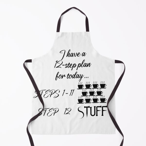 Item preview, Black Coffee 12 Step Plan - funny coffee lovers designed and sold by Kashear.