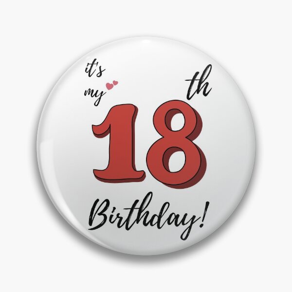 Item preview, It's My 18th Birthday quote designed and sold by WayneTower.